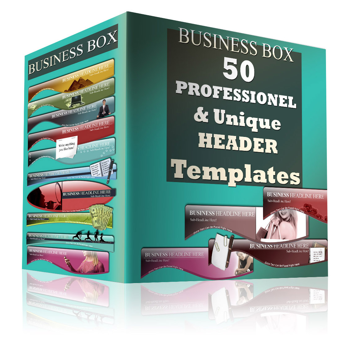 50 New Uniquely and Professionally made Business Header Templates